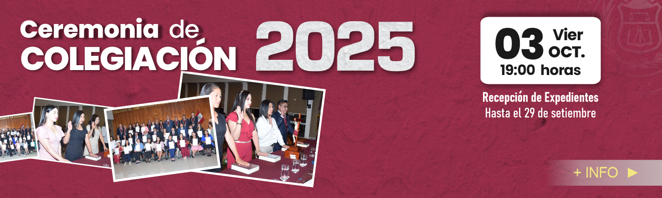 Convocatorias colegiaturas 2025 octubre banner