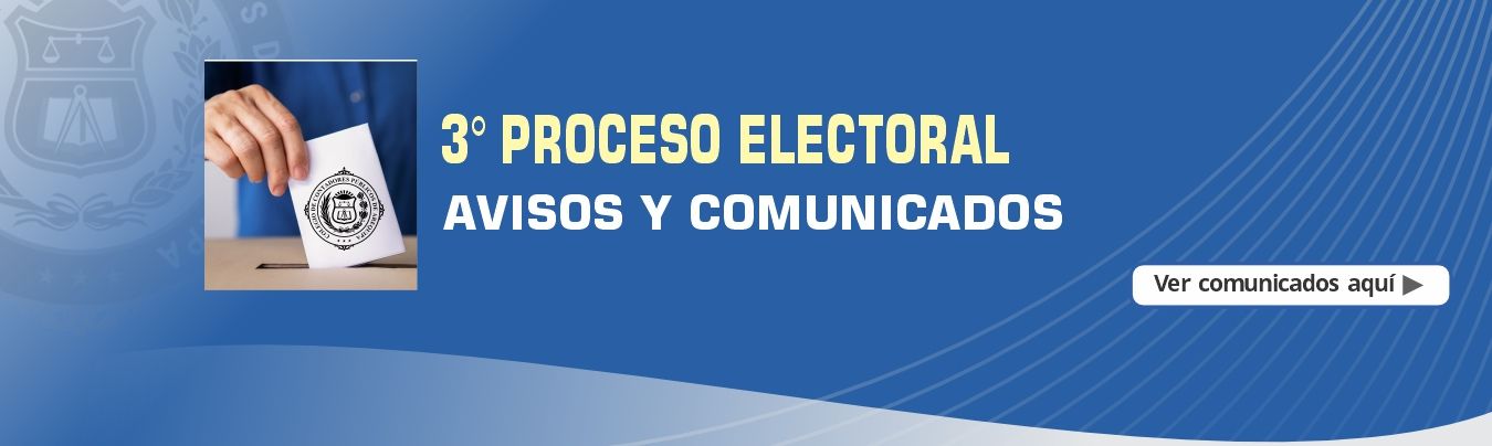 3er proceso electoral banner